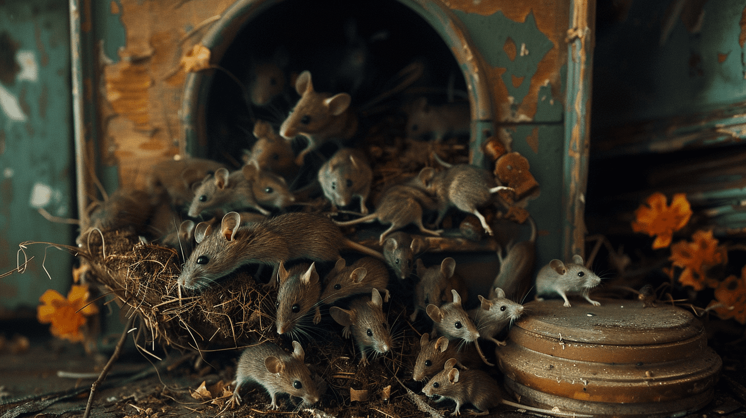 image of mice reproducing