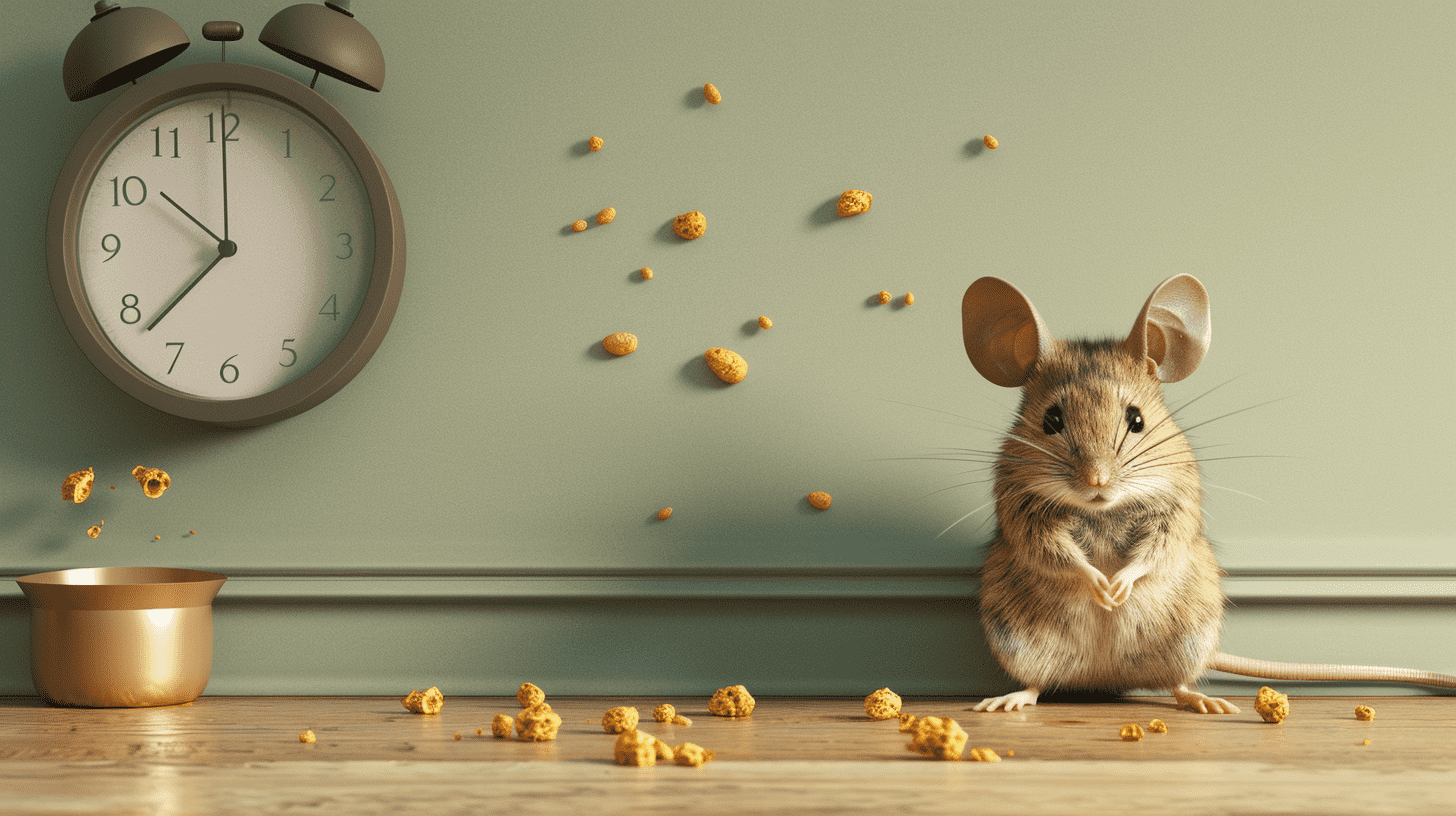 image of a mice with food