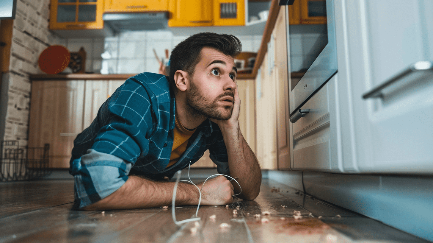 a scared homeowner