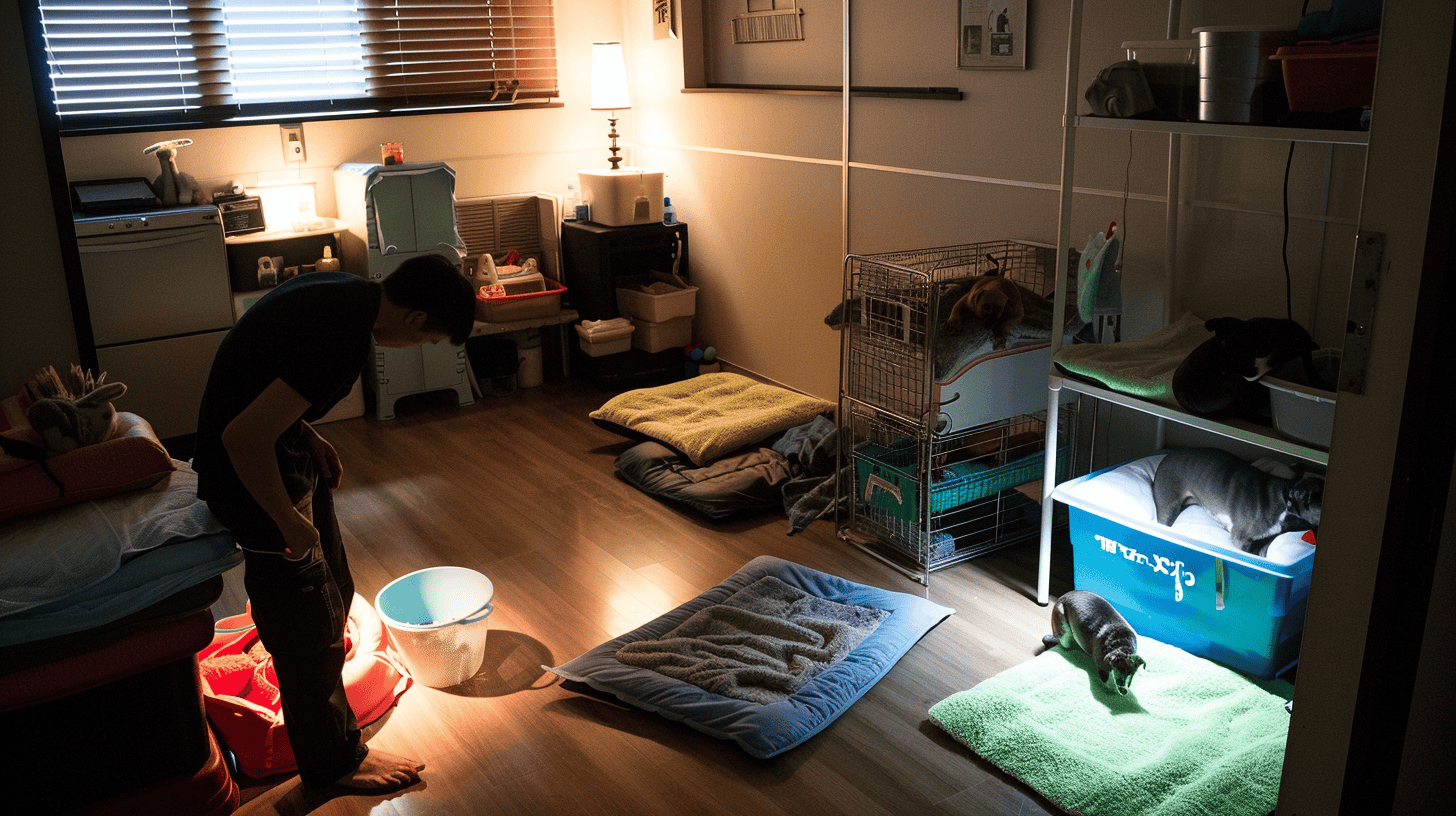 photo of a safe room for pets