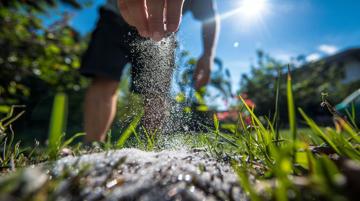 image of borax on ant hill