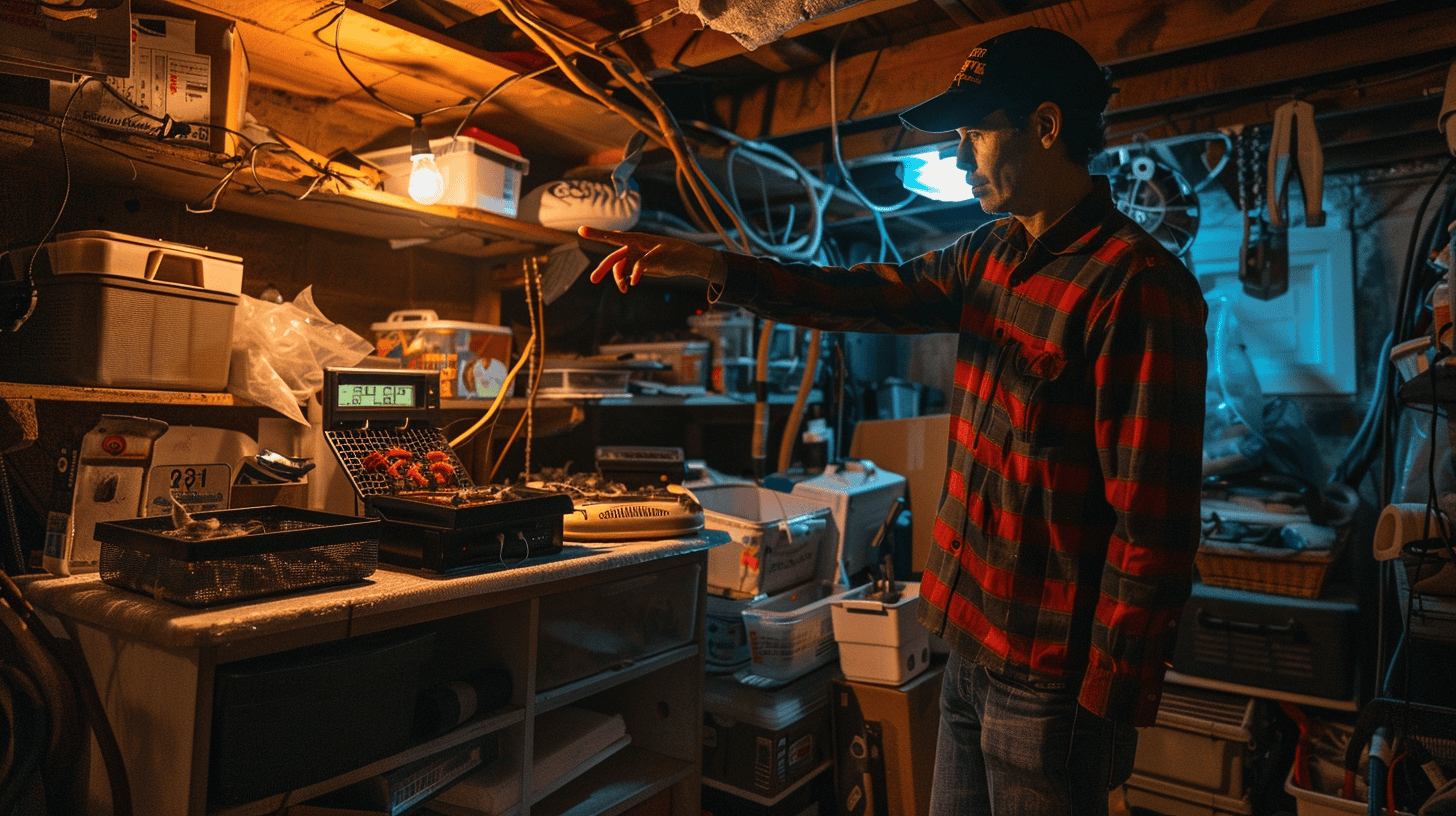 Mice infestation in basement