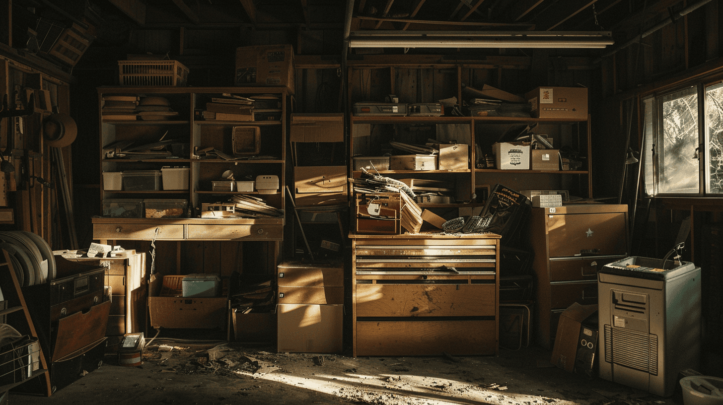 photo of a room infested with mice